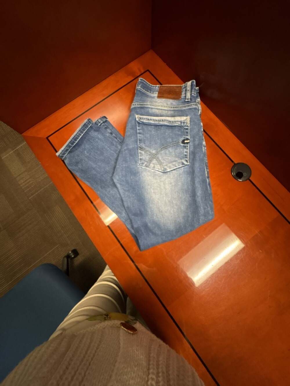 GAS Jeans Edition Granelier Bridge Number Four Straight Leg Medium Wash Denim Je - Picture 10 of 11
